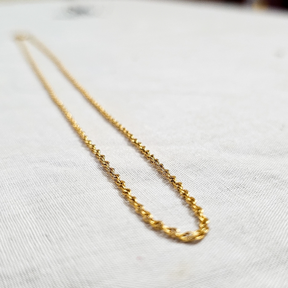 Kay 14K Yellow Gold Vintage Chain Necklace With Lobster Clasp